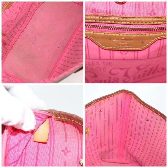 LOUIS VUITTON Monogram Rose Neverfull MM Tote Bag M48613 LV Auth 133330 - Picture 15 of 16